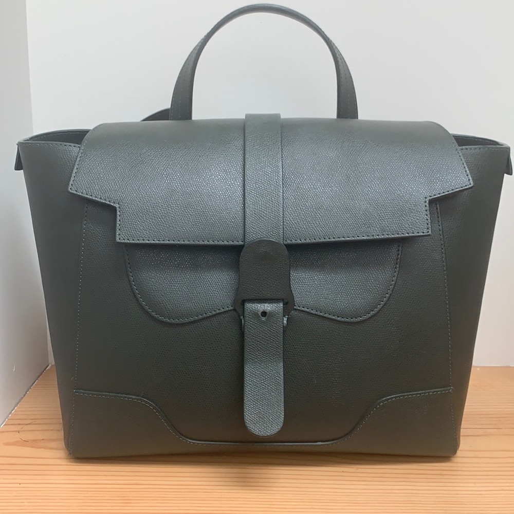 Forest Green Leather Senreve Maestra Bag
